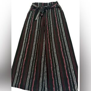 Striped Black and White Pants